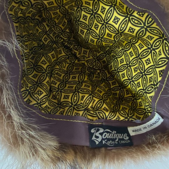 Vintage Raccoon Fur Bucket Hat main image 10